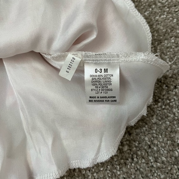 DDG DARLINGS 0-3 Month Baby Girl Dress Pink - Picture 3 of 3